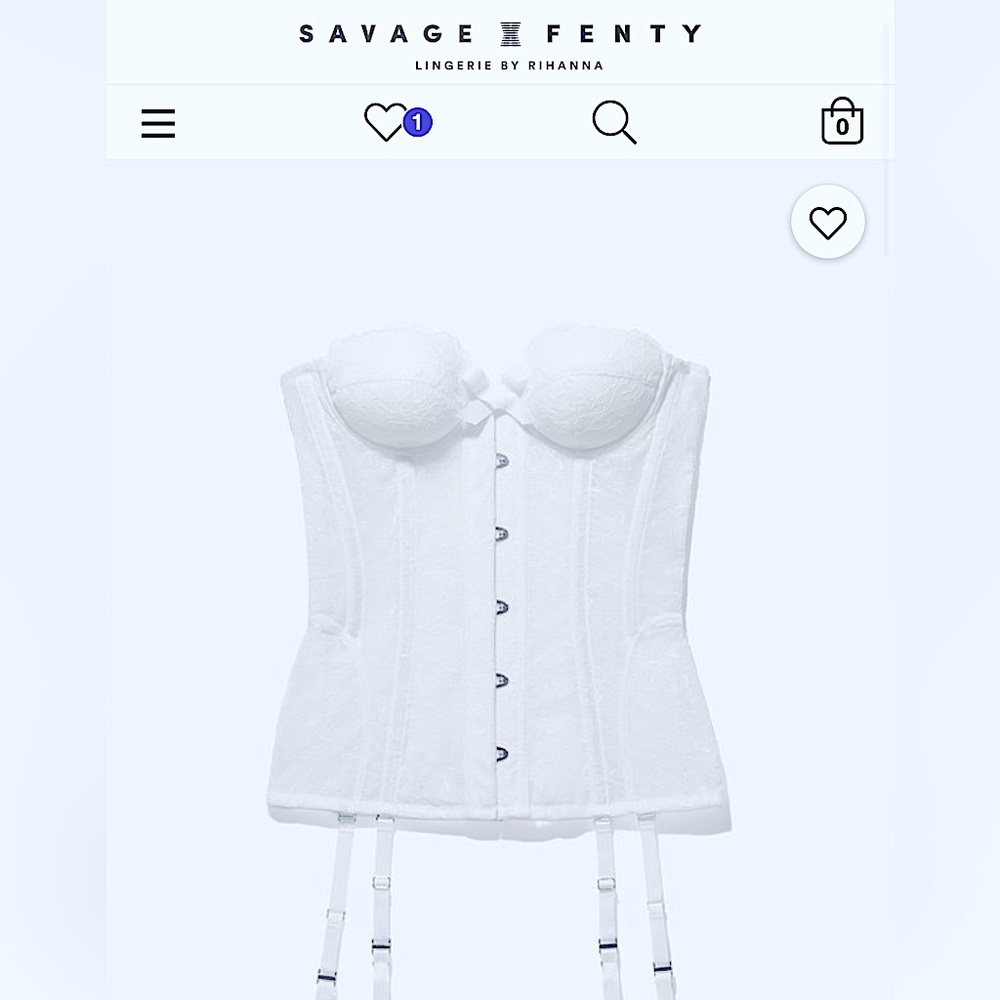 Brand NEW savage Fenty white corset* perfect condition+ SO SO SO MUCH MORE!!!